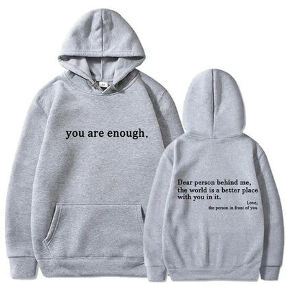 hoodie - you are enough